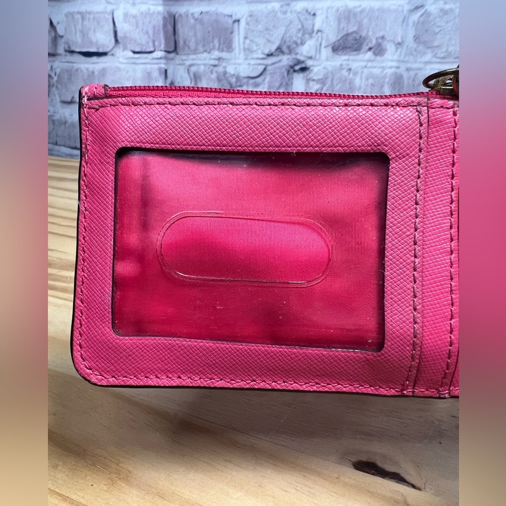 Coach Pink Wristlet ID/Card Holder - Picture 3 of 5
